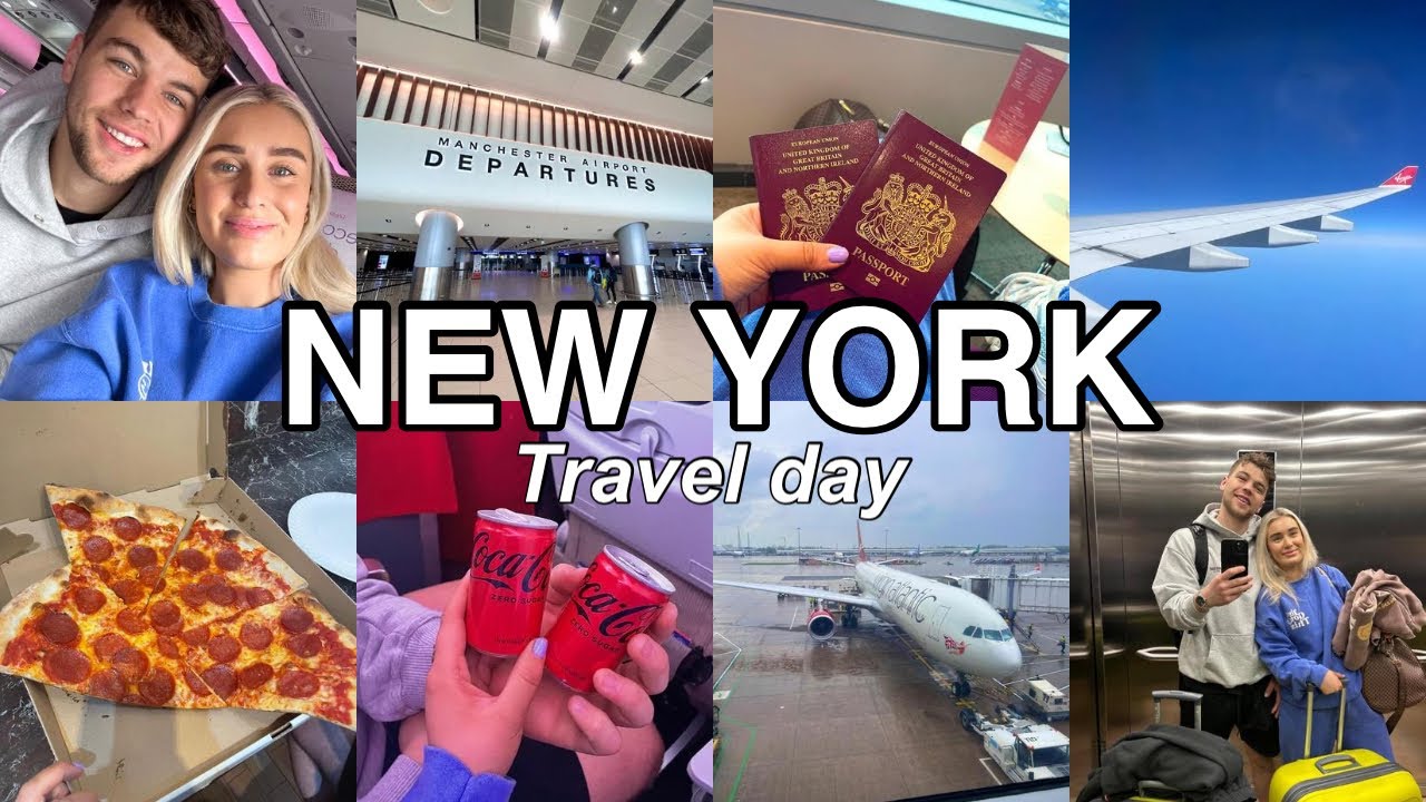 NEW YORK TRAVEL DAY VLOG | Manchester Airport, Kixby Hotel & JOE'S PIZZA!