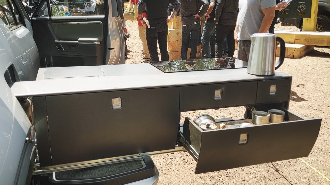 Hands-on tour of the Rivian camp kitchen