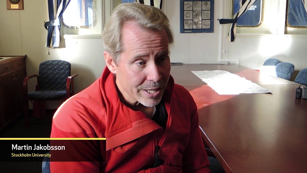 Martin Jakobsson explains how to collect sediment cores from the sea floor