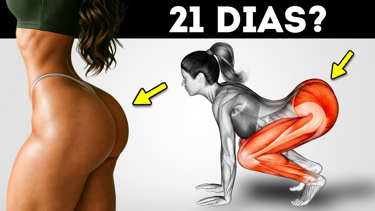 11 MINUTOS Para GLÚTEOS FIRMES em 21 DIAS | 8 Exercícios INFALÍVEIS