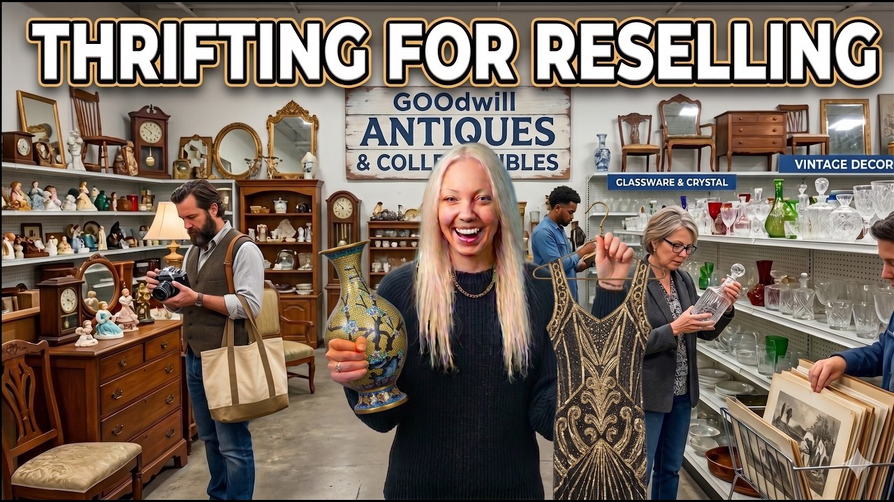 Goodwill Thrift Store Haul – Jewelry & Home Decor That Shocked Me