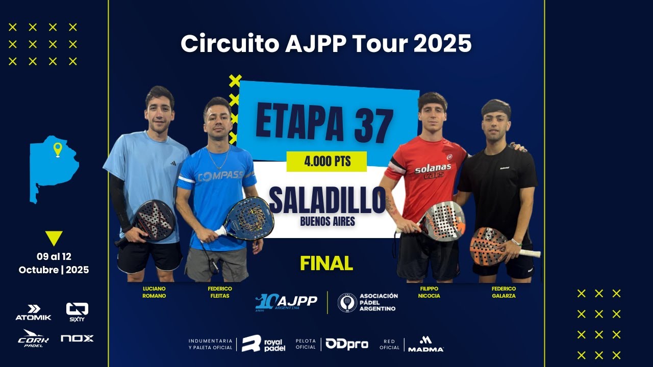CIRCUITO AJPP TOUR 2025 | SALADILLO (BUENOS AIRES) | FINAL 4000PTS | EN VIVO