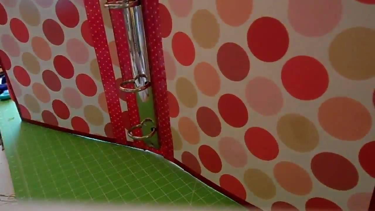 Tutorial : Ricettario / Copertina /Riciclo creativo/ Scrapbooking/Recipe book altered  cover