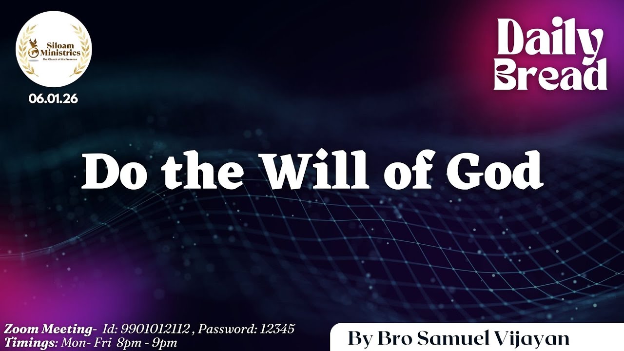 Daily Prayer - Do the Will of God