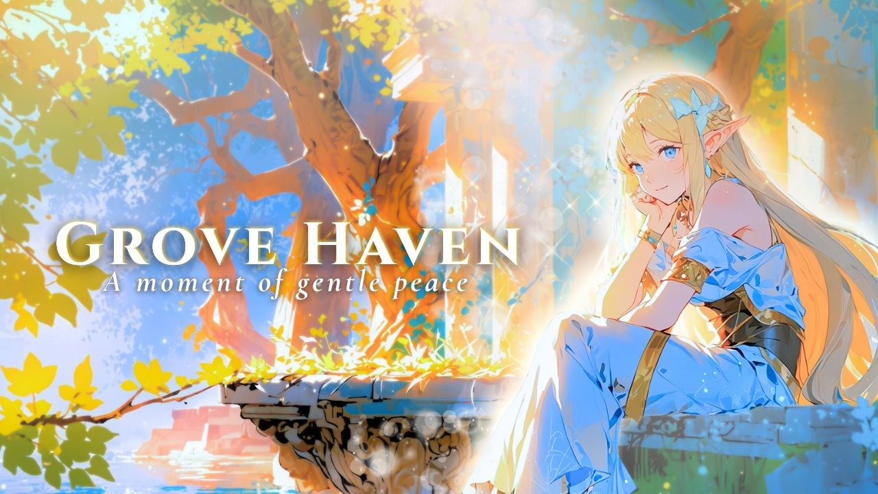 Ambient Fantasy BGM | Grove Haven | A moment of gentle peace