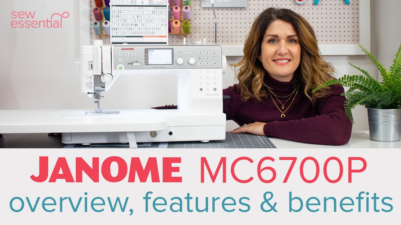 Швейная машина Janome Memory Craft 6700P — особенности и преимущества