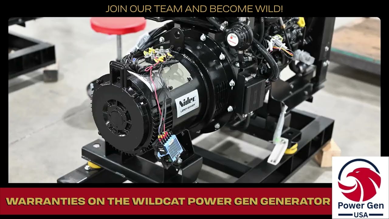 Wildcat RO0040D3 40kW Sentinel Tier 3 Diesel Generator – Warranty  PowerGen USA