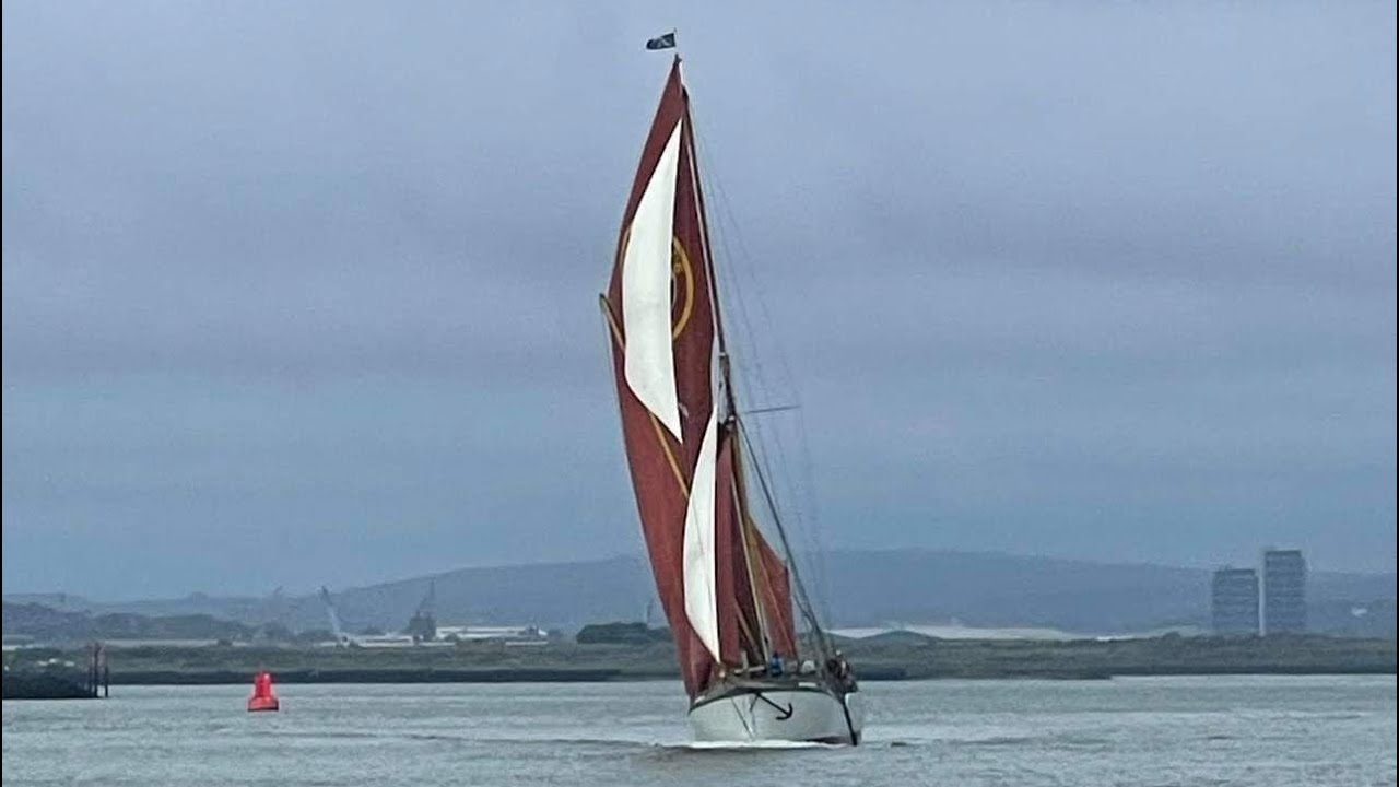 Medway , Thames sailing barge race 2021.
