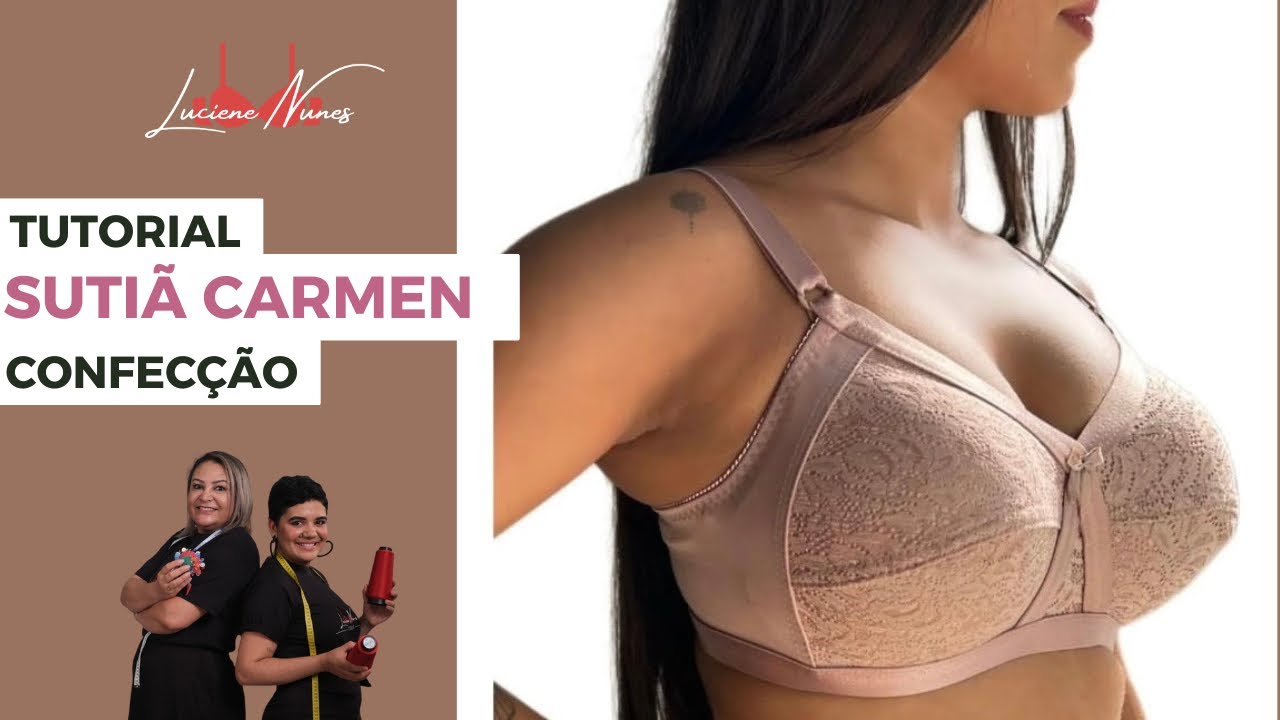 Sutiã sem bojo Reforçado Carmen || Confecção
