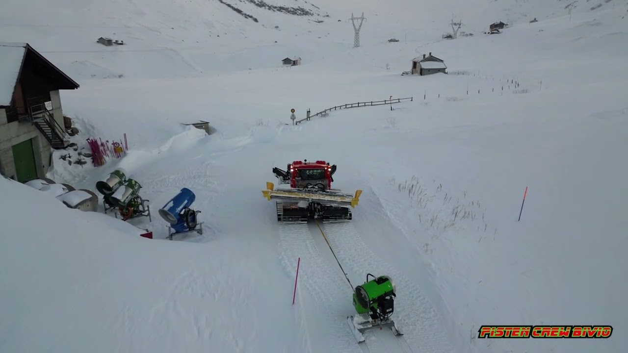 PISTENBULLY RESCUE OLD  SNOW MAKER SUFAG ❄️🤖🌀