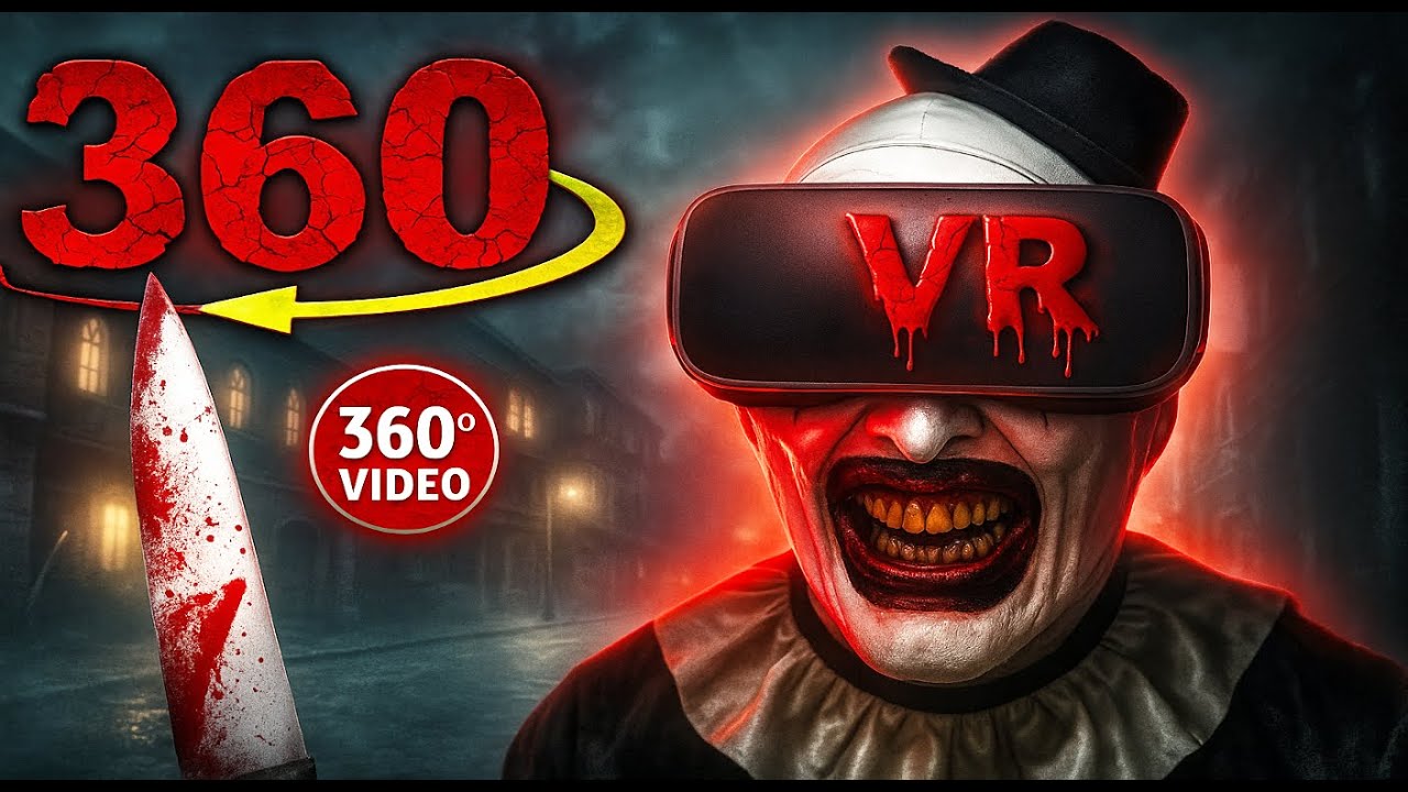 360 Video Clown Horror - Art the Clown Chase - Terrifier