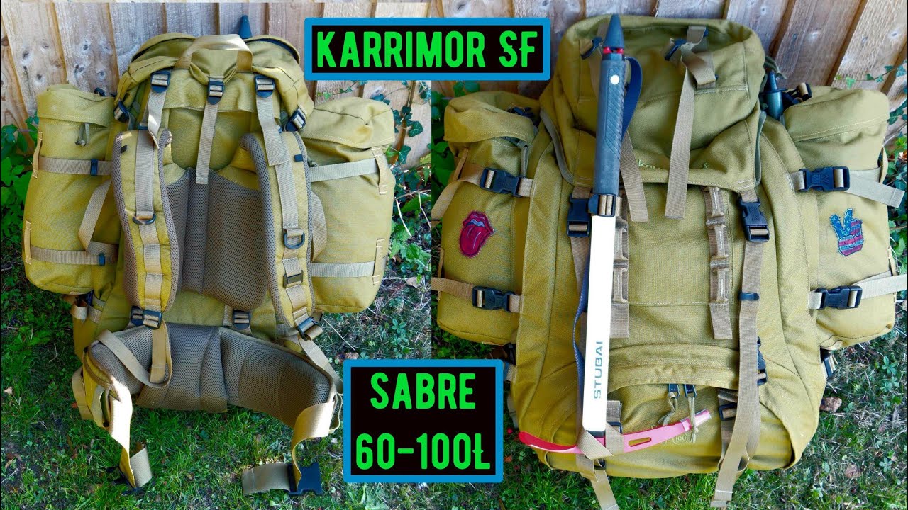 karrimor SF 60--100L plus side pouches review