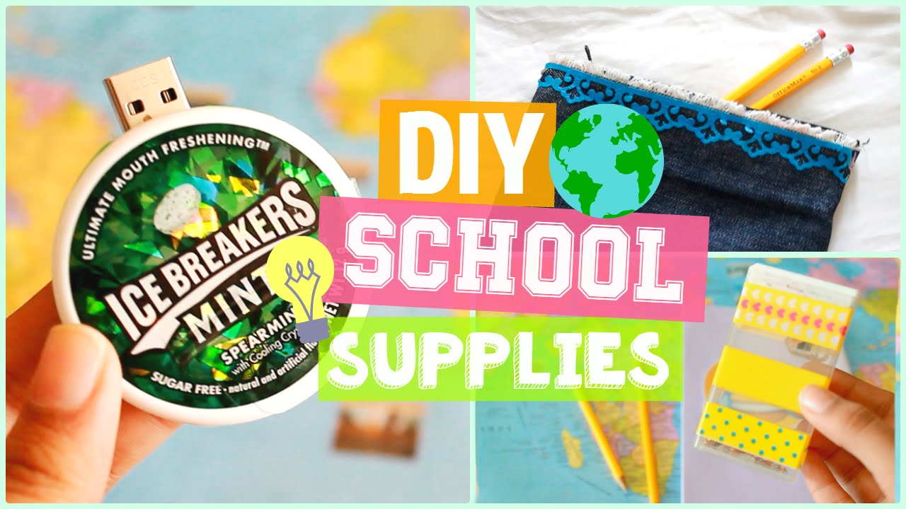 DIY School Supplies 2016 | Back to School Organization!