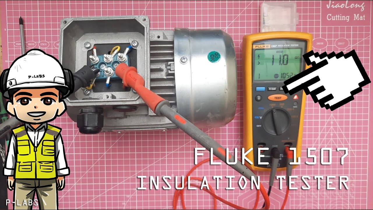 FLUKE 1507 PRUEBAS DE AISLAMIENTO EN MAQUINAS ELÉCTRICAS #PLABS