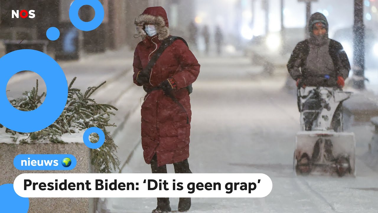 Winterweer in Amerika: op sommige plekken -45 graden