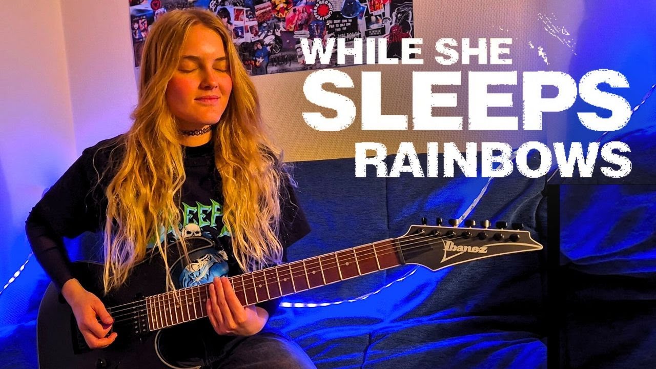 RAINBOWS - While She Sleeps GUITAR cover (including solo)