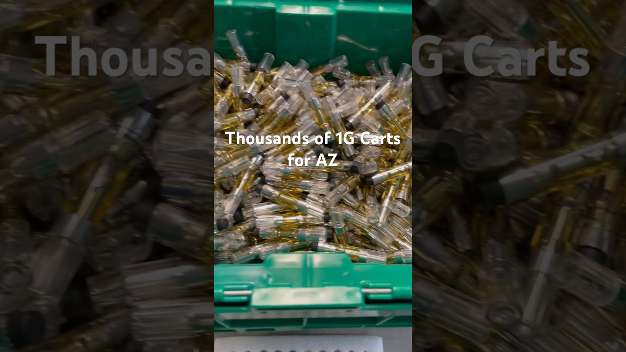 Thousands of Grams In The Lab - Distillate - Automatic Cartridge Filling Machine #phoenix #roadto2k