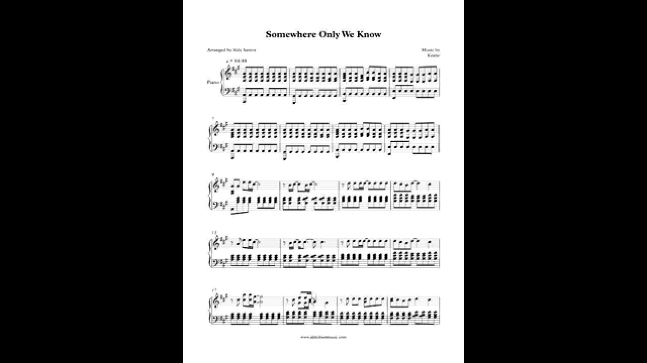Somewhere Only We Know by Keane (Piano Cover + SHEETS)