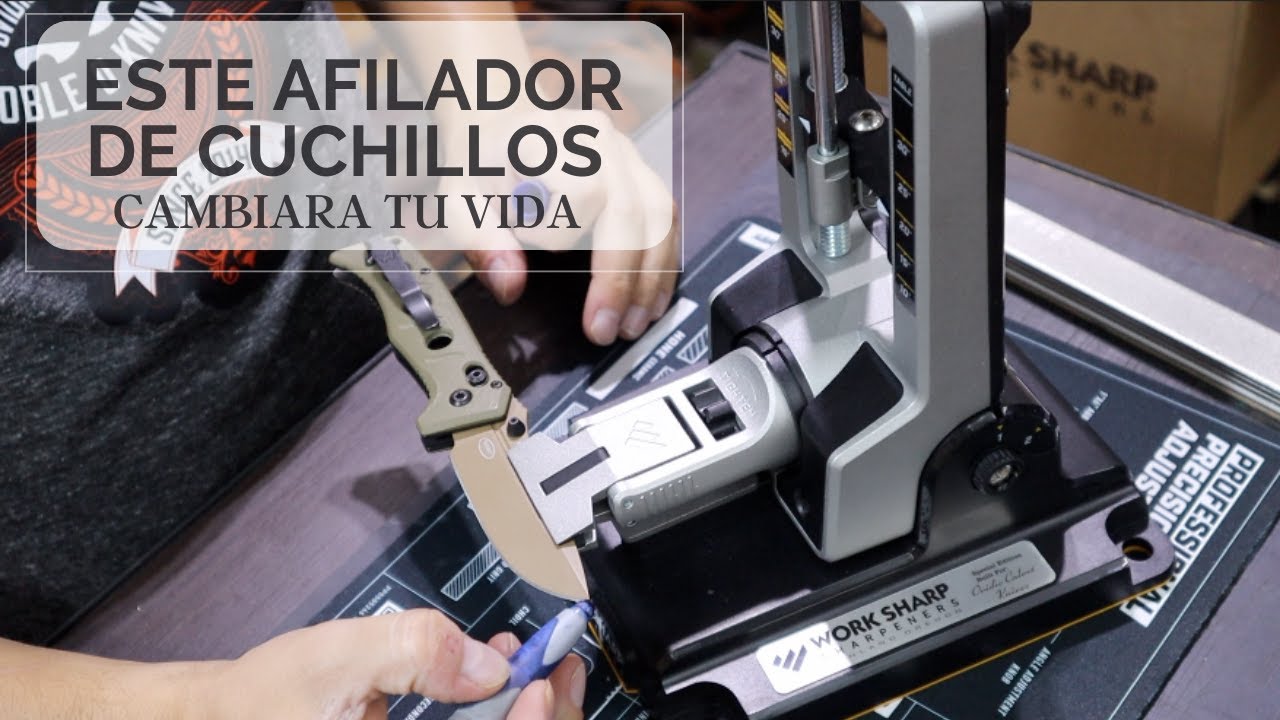 Este afilador de cuchillos te cambiará la vida WorkSharp PROFESSIONAL