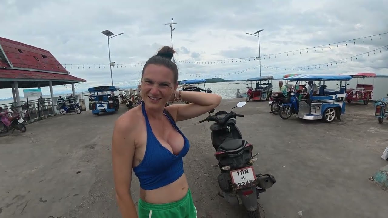 Day 4 Trang. Island trip with our scooter to koh sukon