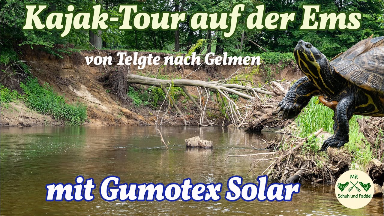 Kajak Tour auf der Ems von Telgte nach Gelmer mit Gumotex Solar