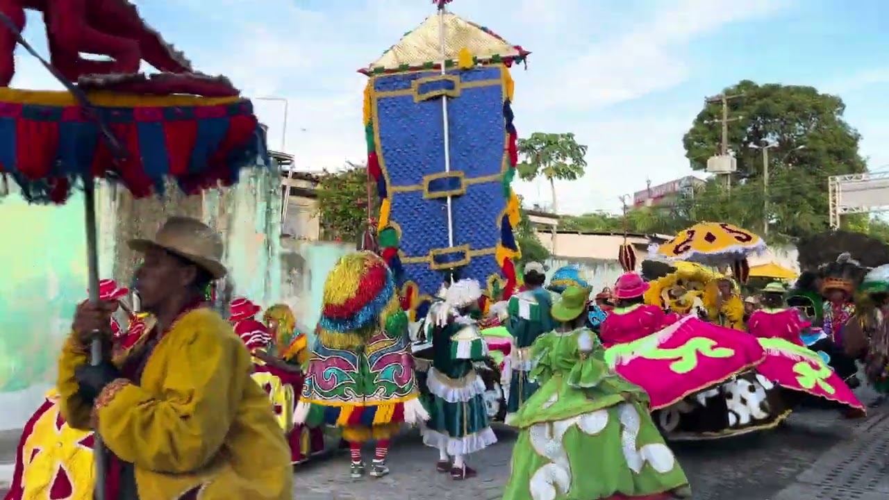 Maracatu Rural Dragão Devorador de Igarassu apresentação no Polo Xambá - Olinda/PE