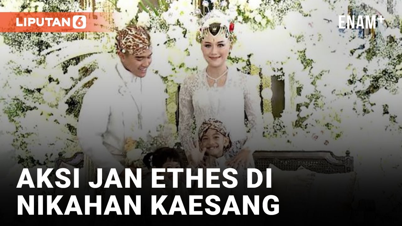 Momen Jan Ethes Kawal Jokowi saat Pernikahan Kaesang | Liputan6