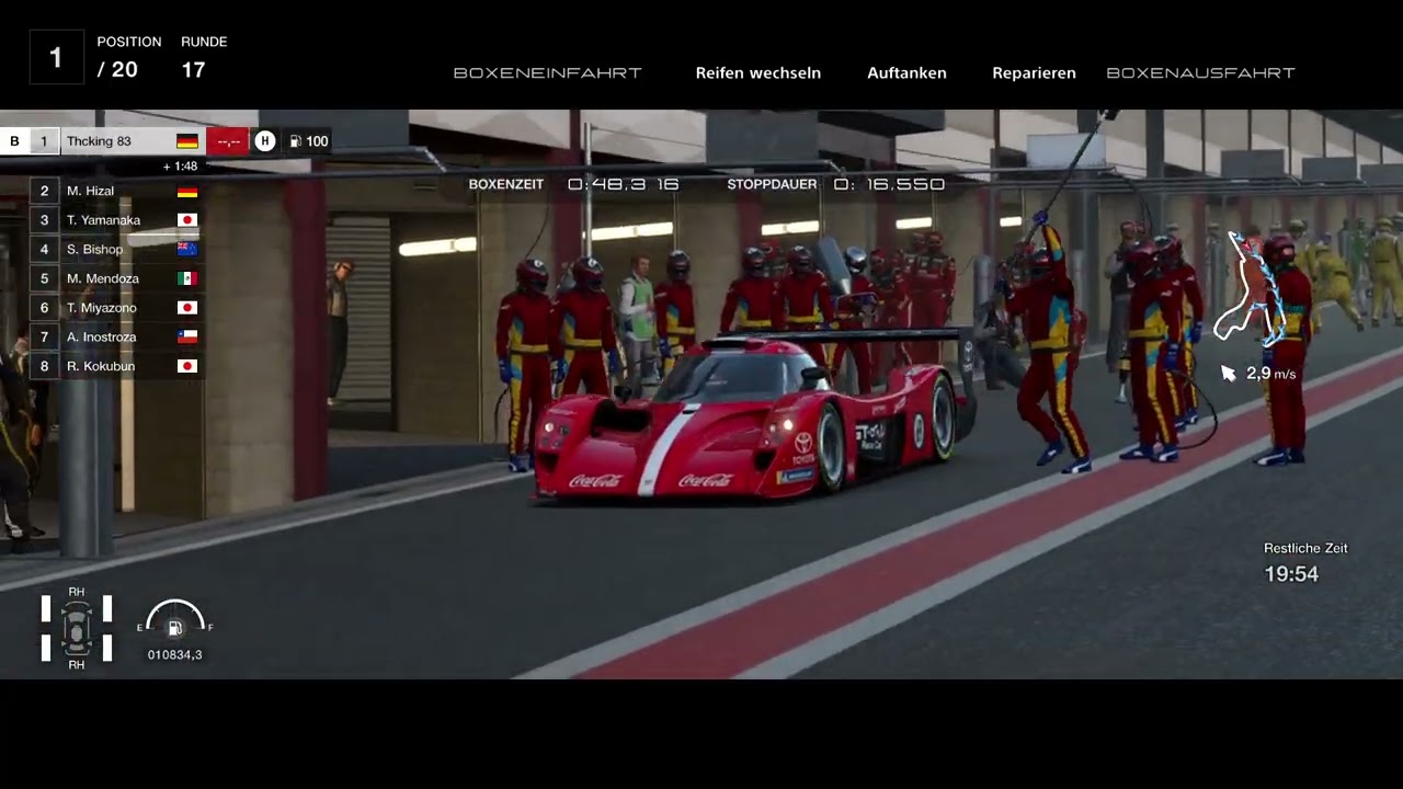 Gran Turismo 7 Spar Francochamps Teil 2-2 LP 800 - 1 Stunde