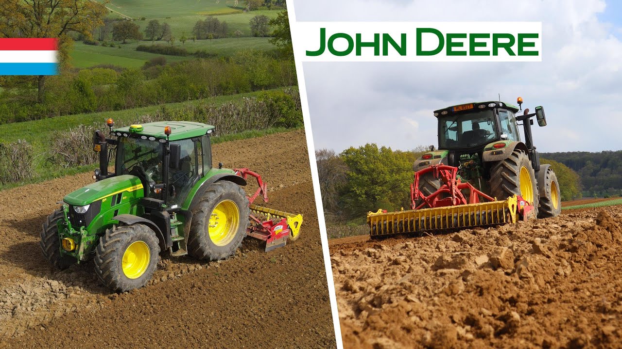 Saatbettbereitung | John Deere 6R150 // Pöttinger Lion 301 | Luxemburg 2024