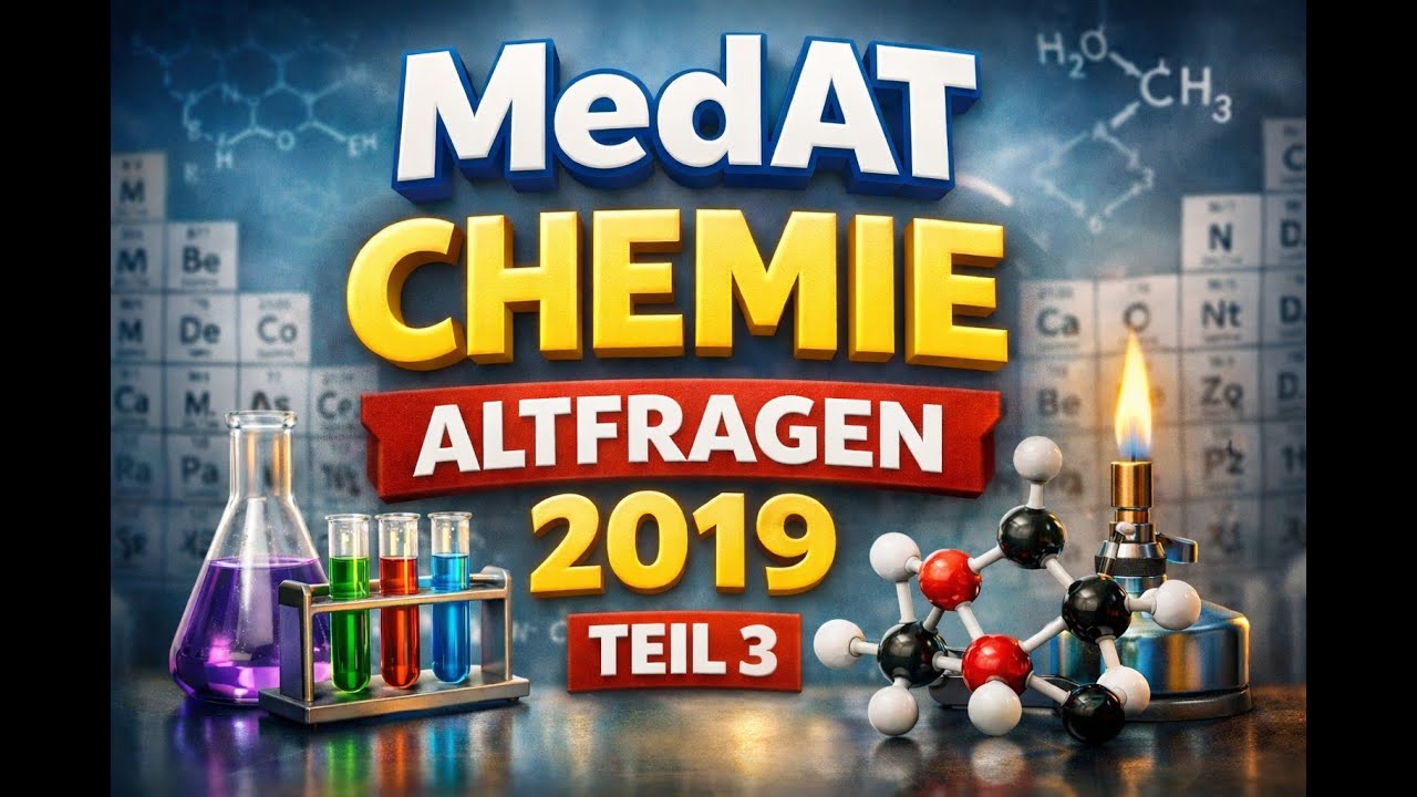 MedAT 2019 Altfragen Chemie Teil  3