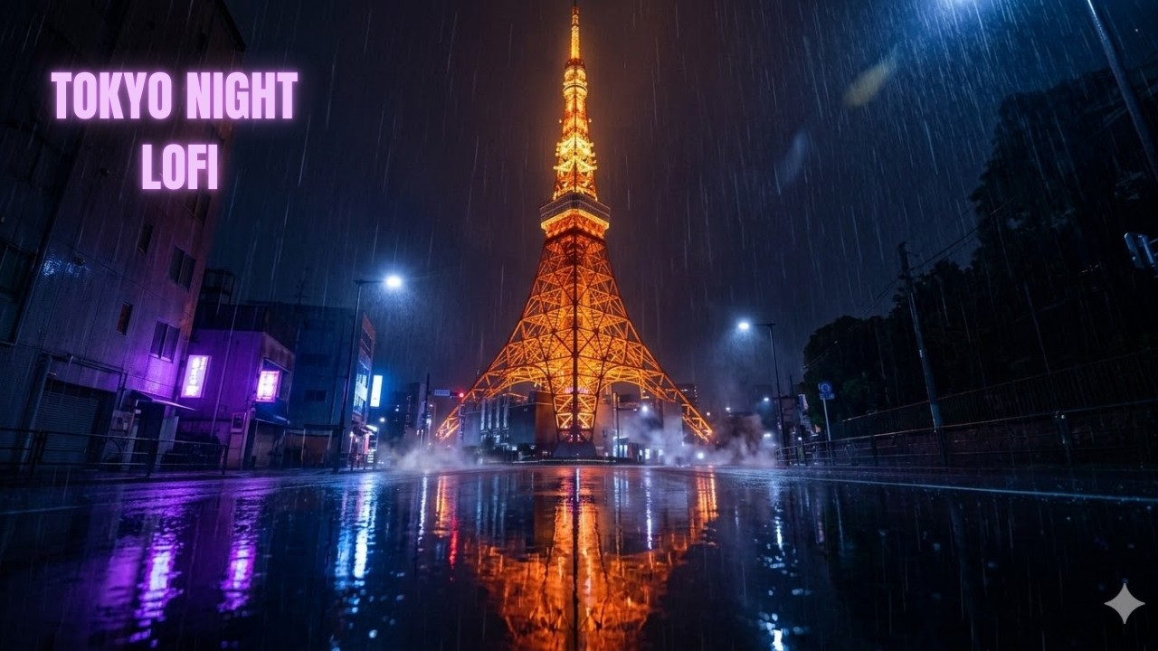 Tokyo Night Walk Lo-fi 🌙 Rainy Neon Chill Beats for Study & Sleep