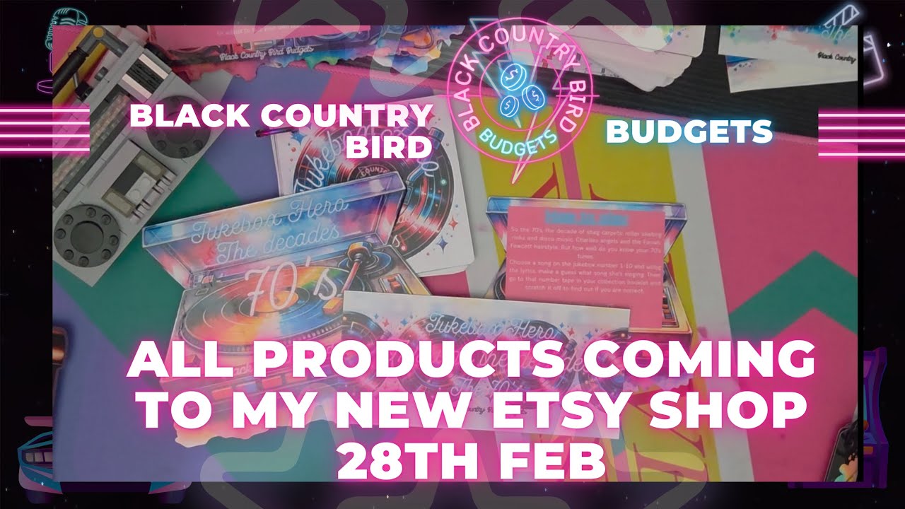 All the savings challenges coming to my new ETSY shop Saturday 28th Feb
