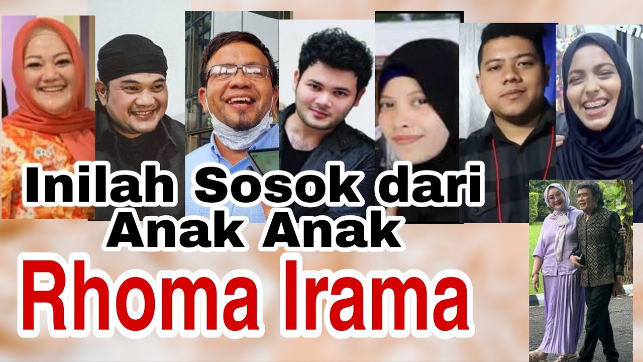 Potret Semua Anak Anak Rhoma Irama dari isteri yang berbeda