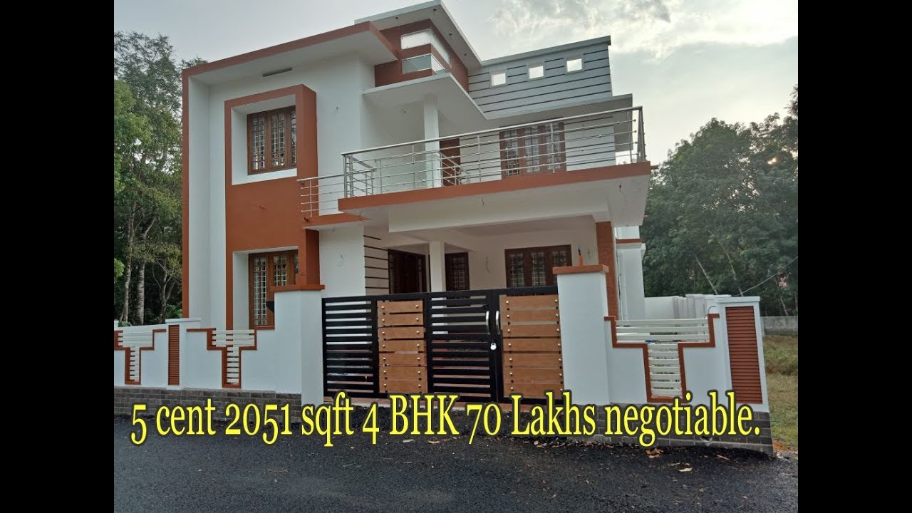 new house for sale ernakulam dist-70 Lakhs 5 cent 2051 sqft 4 attached bed room house-good quality