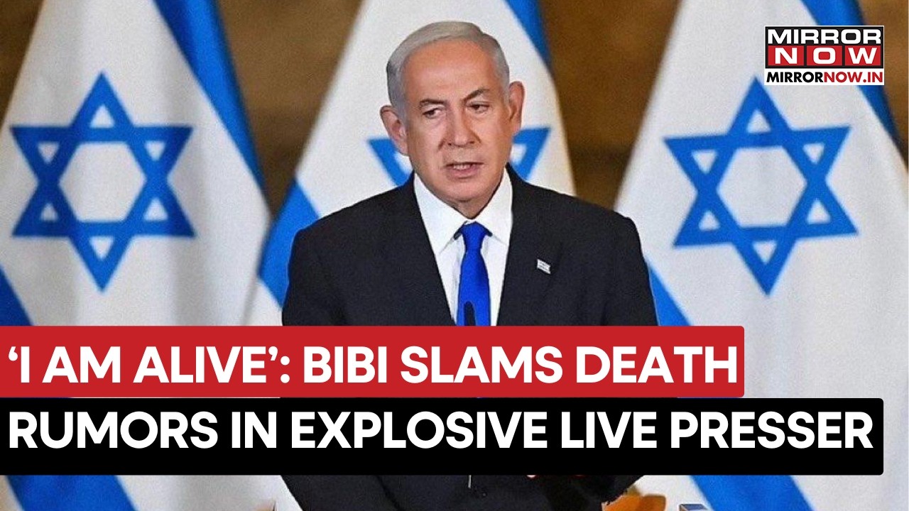 «Я жив»: Нетаньяху опроверг слухи о своей смерти и заявления об искусственном интеллекте на перво...