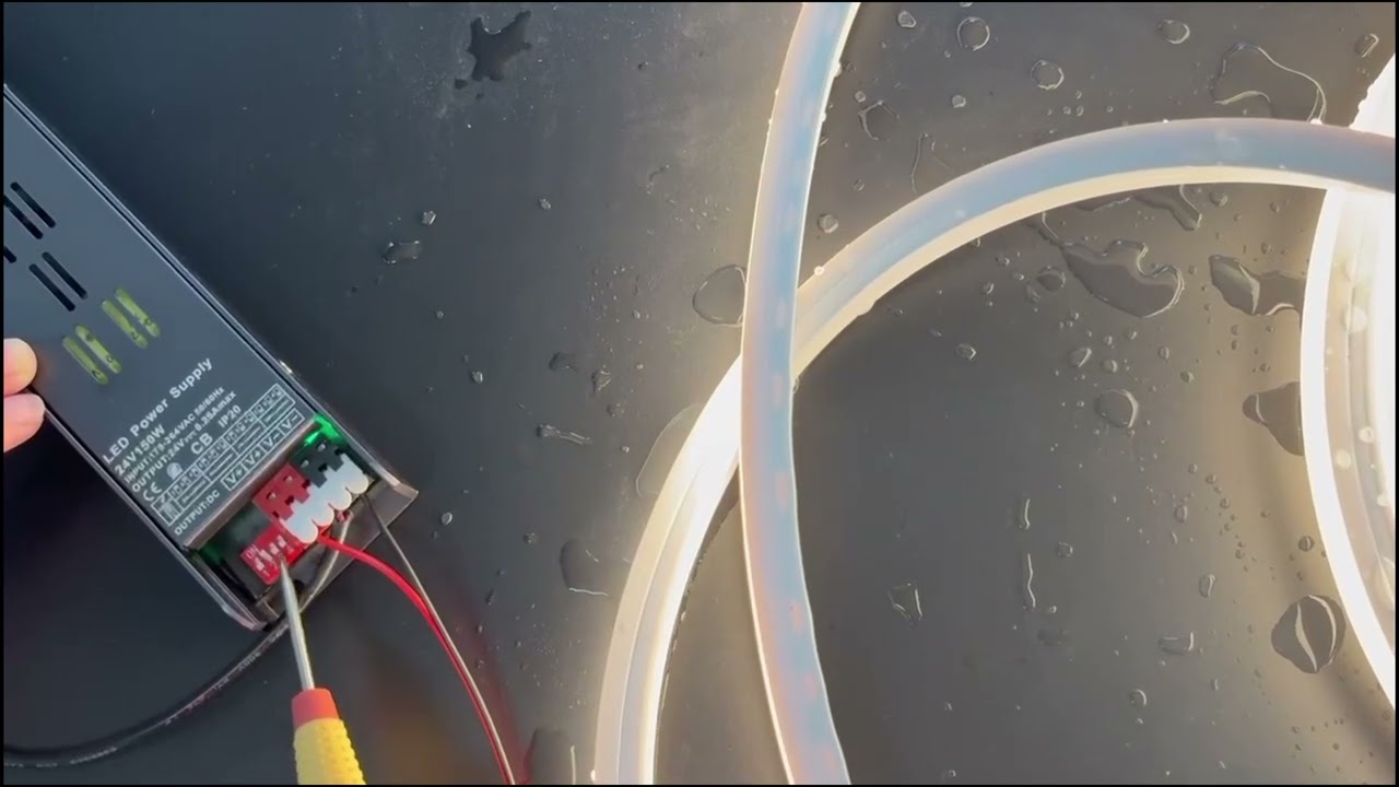How to use the dial dimming LED power supply?#ledlights  #led #ledpowersupply #leddriver #ledstrip