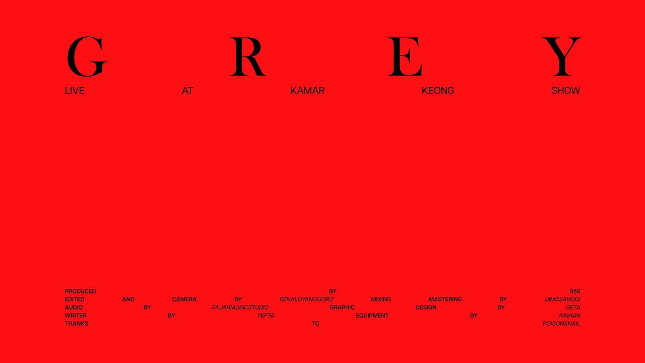 GREY LIVE AT KAMAR KEONG SHOW | POISONSNAIL