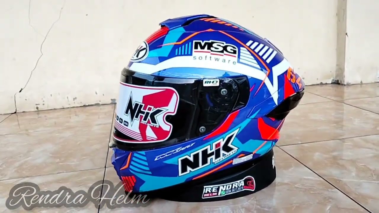 Helm TERBAIK 2024. New NHK MARK 1 GP EDITION BO BEN.