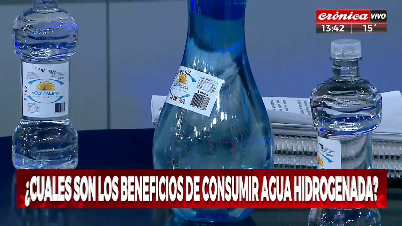 Los beneficios de consumir agua hidrogenada