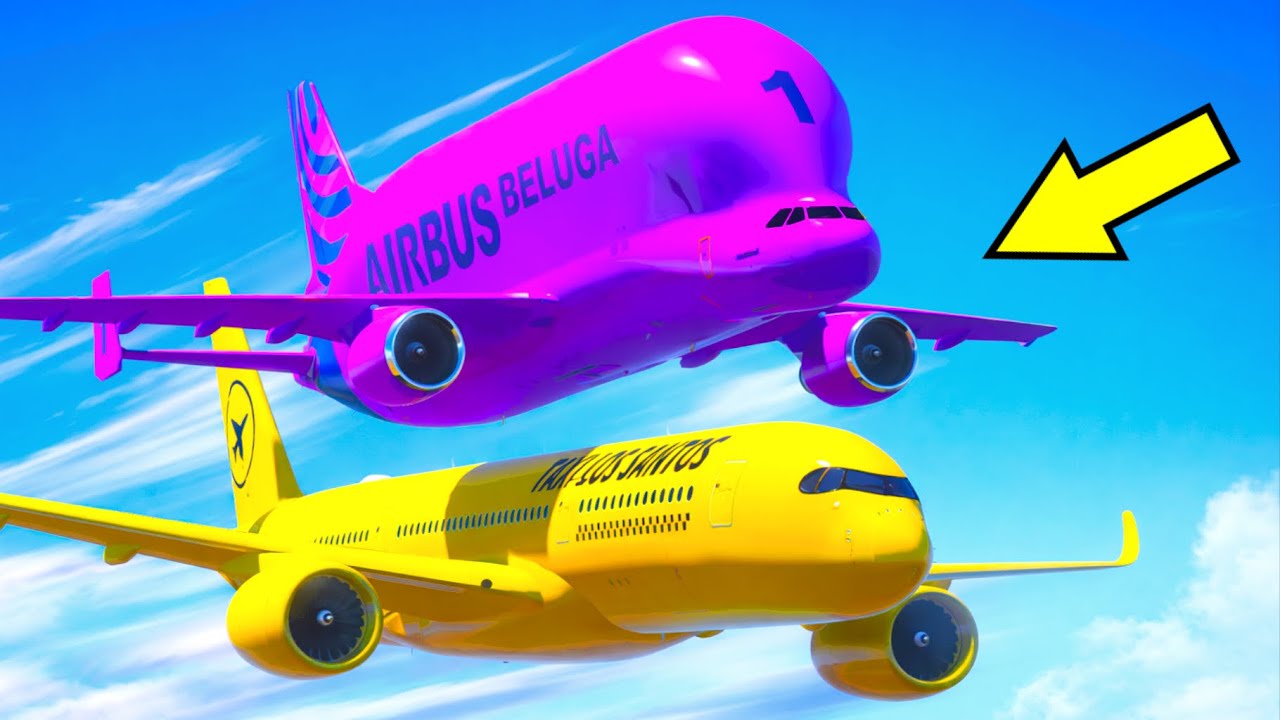 Airplane Crashes Into Another Aeroplane In Mid-Air After They Separate In The Air | GTA 5