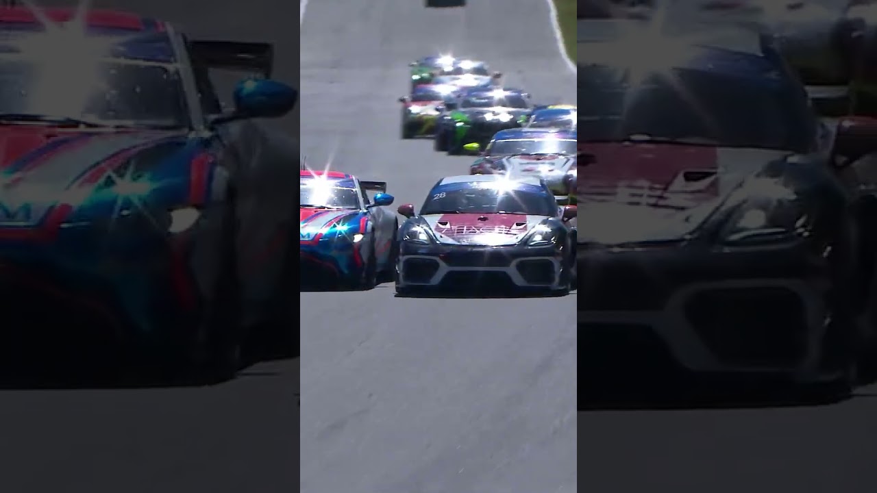 3 wide pass for the lead!!!