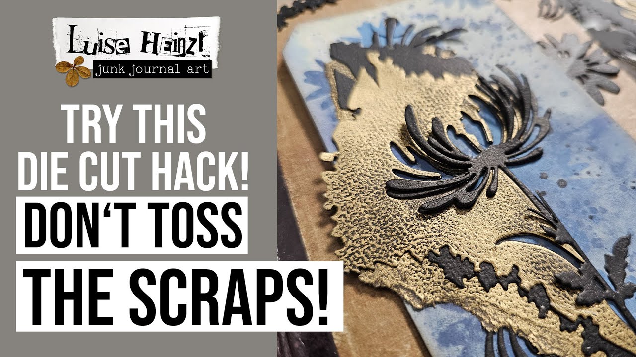 Why use only half? Try this hack with positive & negative die cuts to create unique designs!