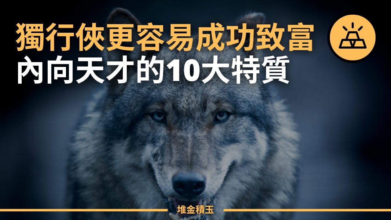 你是喜歡獨行的「孤狼」嗎？盤點孤狼型人才的十大特征