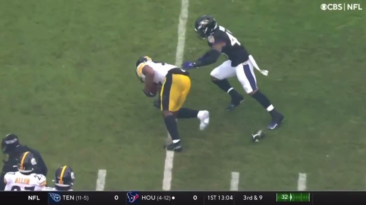 Najee Harris Arm Injury vs Ravens | NFL Week 18