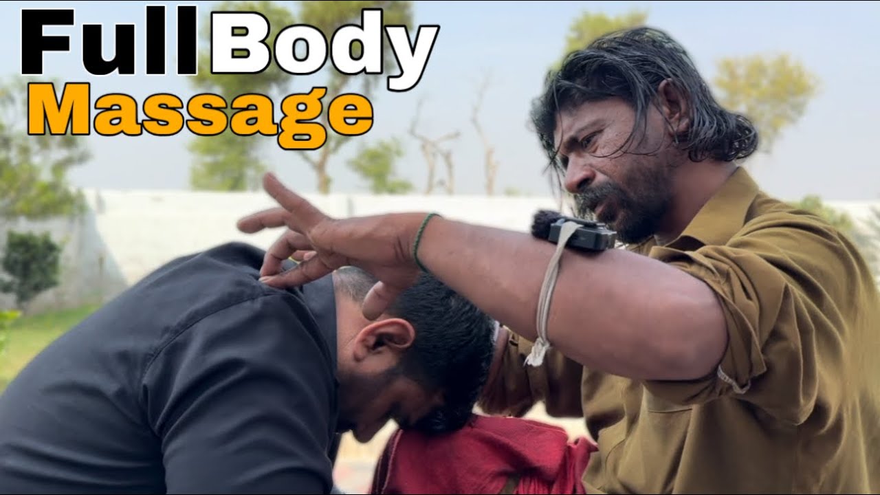 30 Minutes Instant Sleep 😴 Bengali Baba Head Back Leg Massage #asmr 