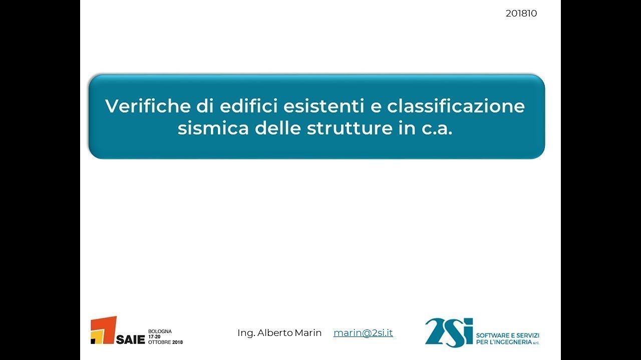 Strutture esistenti in Cemento Armato con PRO_SAP