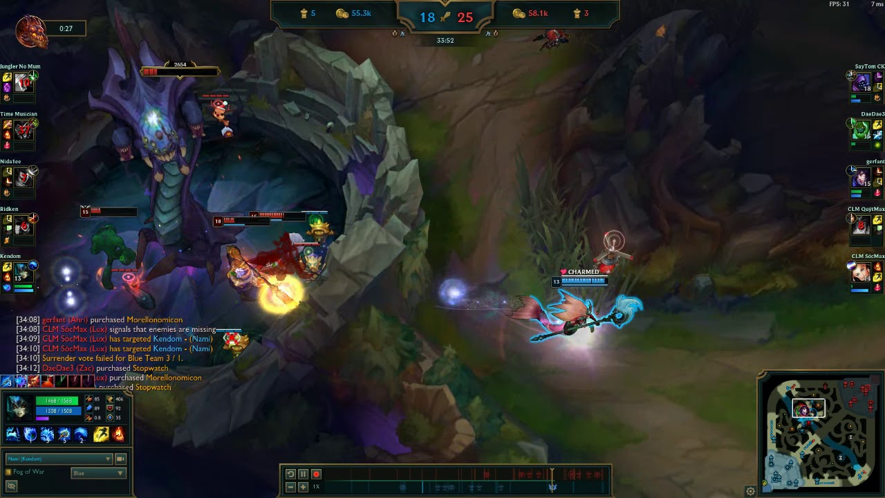 blind nami baron steal