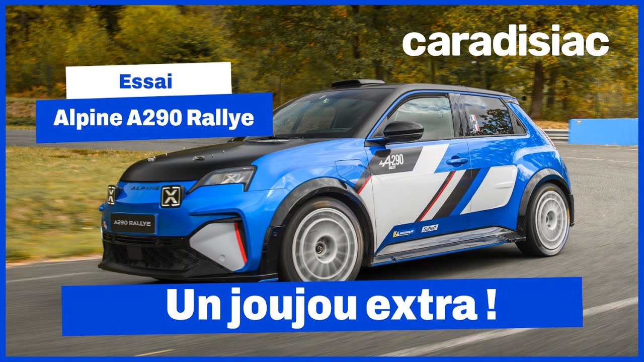 Grand plaisir non coupable au volant de l’Alpine A290 Rallye