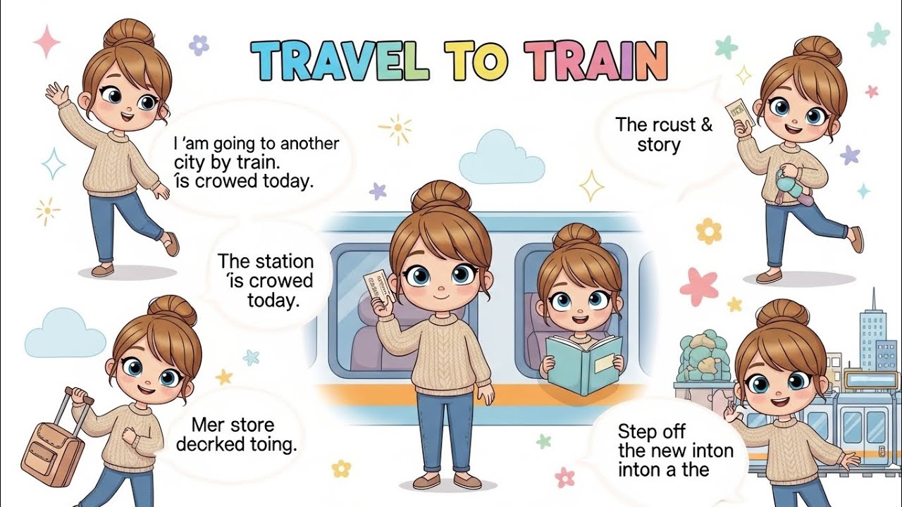 Speak English Every Day 🧠 🇺🇸 | 25 Daily Sentences For Traveling To New City 💪✨