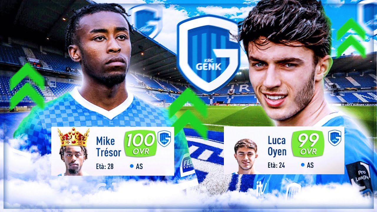 LA PRIMA SQUADRA BELGA SUL TETTO D'EUROPA!! RICOSTRUISCO IL GENK SENZA FARE CALCIOMERCATO!!